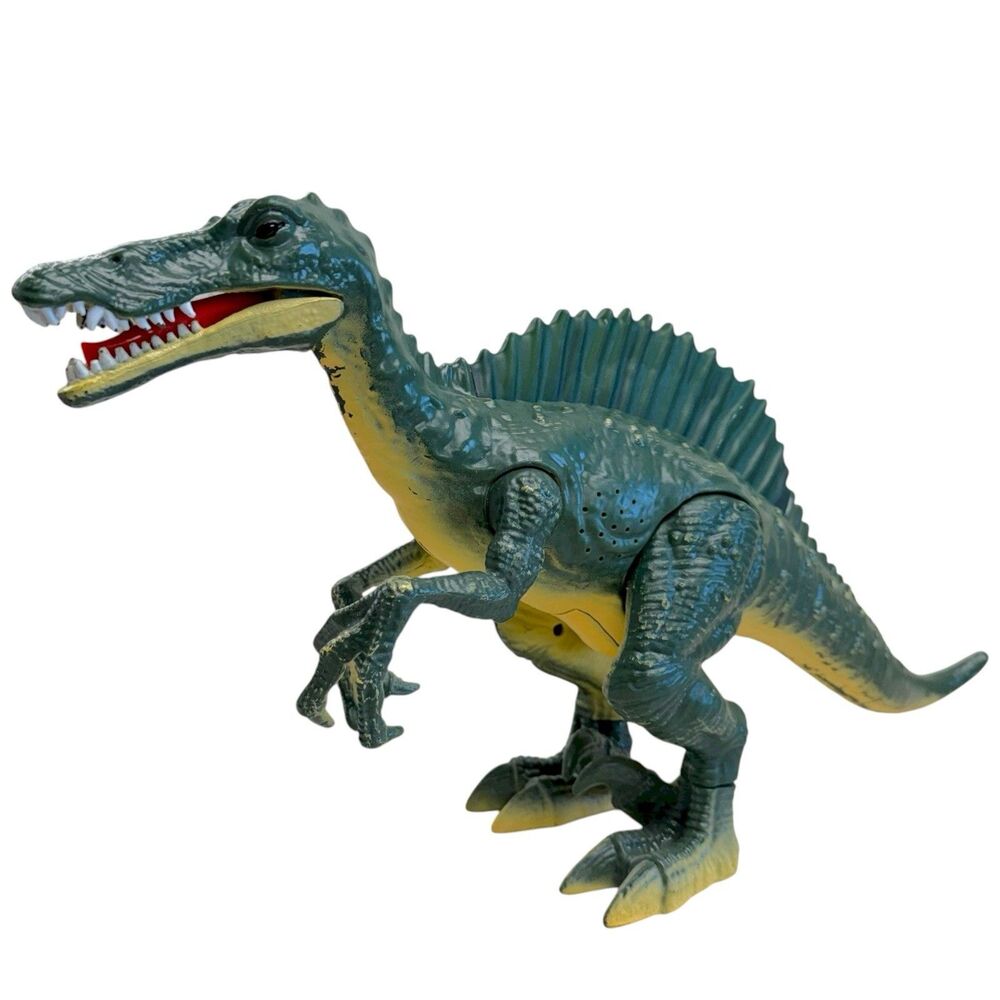 Toys R Us Maidenhead Dinosaur Spinosaurus Toy Discontinued Lights & Sound WORKS!